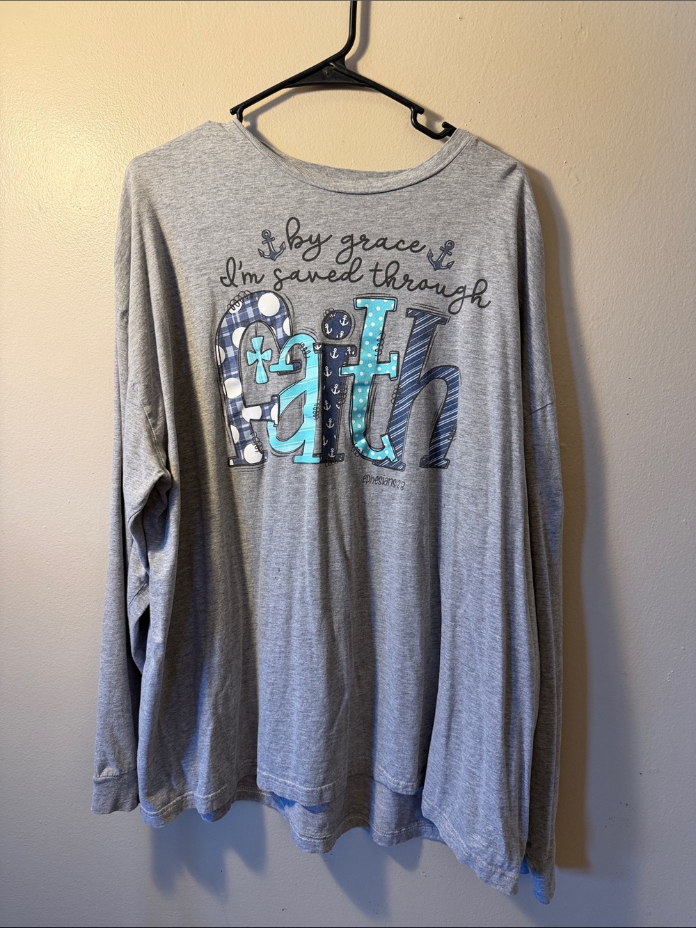 Love in Faith Gray Graphic Tee - 3X